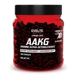 Л-Аргінін альфа-кетоглютарат Evolite Nutrition (AAKG Extreme) 300 капсул