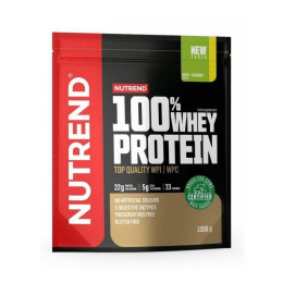 Сывороточный протеин Nutrend 100% Whey Protein 1000 г, Клубника