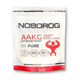 Л-Аргінін альфа-кетоглютарат NOSOROG (AAKG) 200 г, Чистий