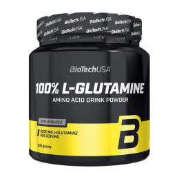 Л-Глютамін BioTech (100% L-Glutamine) 240 г, Неприправлений