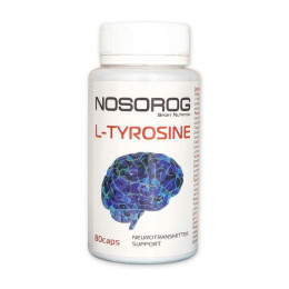 Л-Тирозин NOSOROG (L-Tyrosine) 500 мг 80 капсул