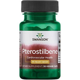 Pterostilbene 50 mg 30 Veg Caps Swanson