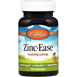 Цинк Carlson Labs Zinc-Ease 42 Lozenges (Lemon) Carlsson