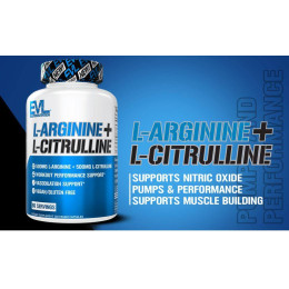 Амінокислоти Evlution Nutrition L-Arginine + L-Citrulline 120 капсул Evlution Nutrition