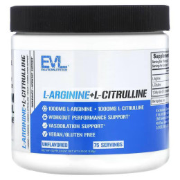 Амінокислоти Evlution Nutrition L-Arginine+l-Citrulline 150 г, Unflavored Evlution Nutrition