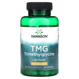 Триметилгліцин Swanson TMG Trimethylglycine 500 mg 90 Capsules Swanson