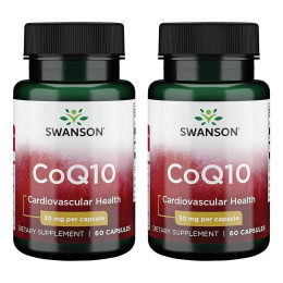 Коензим Q10 Swanson CoQ10 30 mg 60 softgels Swanson