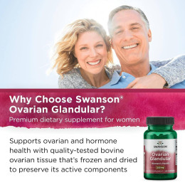 Ovarian Glandular, 250 mg, 60 Capsules Swanson