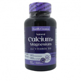 Кальцій магній вітамін Д Calcium -Vit-D-mag 60 Softgels Earth's Creation