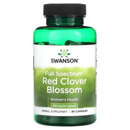 Червона конюшина Swanson Red Clover Blossom 430 mg Full Spectrum 90 капсул Swanson