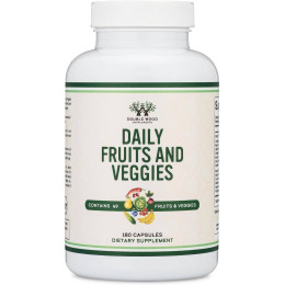 Щоденні фрукти та овочі Double Wood Supplements Daily Fruits and Veggies​​​​​​​ 180 caps