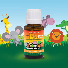 Вітамін Д3 Nature's Plus Animal Parade Vitamin D3 Drops 400 IU 10 ml (Natural Orange) Nature's Plus