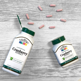 Cranberry Extract, Standardized, 60 Vegetarian Capsules 21st Century