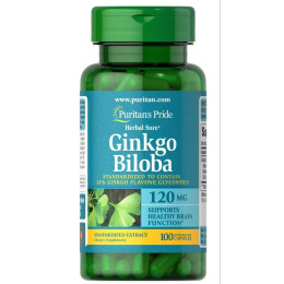 Гинкго Билоба Puritan's Pride Ginkgo Biloba 120 mg 100capsules Puritan's Pride