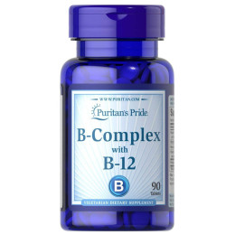 Витамины группы В Puritan's Pride Vitamin B-Complex and Vitamin B-12 90tablets Puritan's Pride