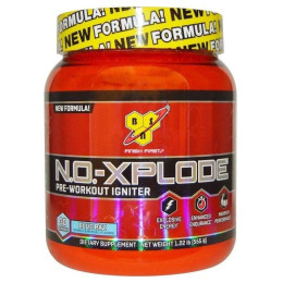 Передтренувальний комплекс N.O.-Xplode 3.0 555 g (Blue Raspberry) BSN