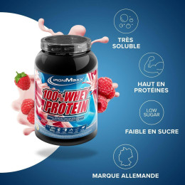 Протеїн Ironmaxx 100% Whey Protein 900 g (Raspberry) IronMaxx