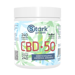 CBD 50mg - 240 caps Stark Pharm