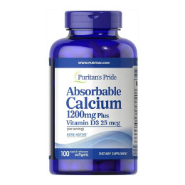 Absorbable Calcium - 100 softgels Puritans Pride