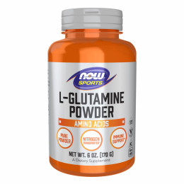 L-Glutamine Powder - 170g (Затерта дата) Now Foods