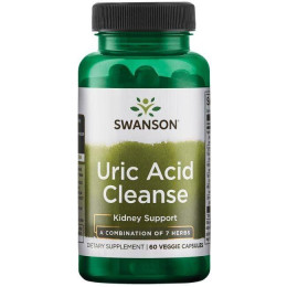 Очищение Мочевой кислоты, Uric Acid Cleanse, Swanson, 60 капсул