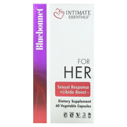 Мультивітаміни для жінок комплекс Bluebonnet Nutrition (Intimate Essentials For Her Sexual Response And Libido Boost) 60 капсул