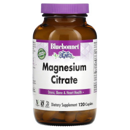 Цитрат магния Bluebonnet Nutrition (Magnesium Citrate) 400 мг 120 капсул