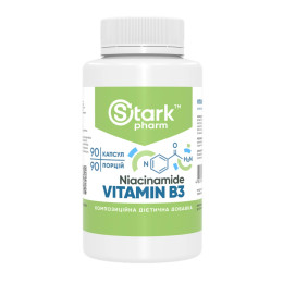 Niacinamide Vitamin B3 500mg - 90 caps Stark Pharm