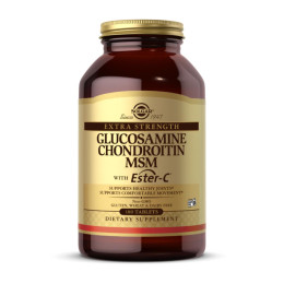 Extra Strength Glucosamine Chondroitin MSM with Ester-C® - 180 tabs Solgar