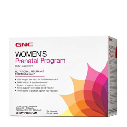 Пренатальний комплекс GNC Women's Prenatal Program 30 Packs GNC