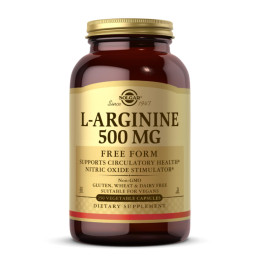 L-Arginine 500mg - 250 vcaps Solgar