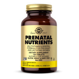 Prenatal Nutrients - 120 tabs Solgar