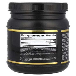 Креатин моногидрат California Gold Nutrition Creatine Monohydrate 454g (Unflavored) California Gold Nutrition