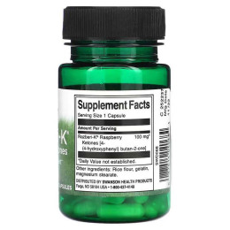 Жиросжигатель Swanson Razberi-K 100 mg Raspberry Ketones, 60 Capsules Swanson