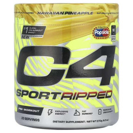 Предтренировочный комплекс Cellucor C4 Sport Ripped, Pre-Workout, Popsicle® 270 g (Hawaiian Pineapple) Cellucor