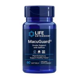 Life Extension MacuGuard Ocular Support with Saffron (60 softgels)
