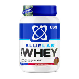 USN Blue Lab 100% Whey Premium Protein (908 g, chocolate blueberry gateau)
