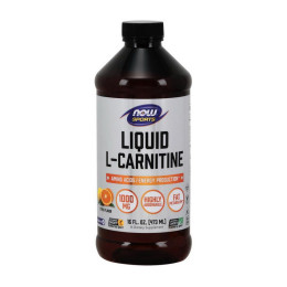 NOW L-Carnitine Liquid 1000 mg (473 ml, tropical punch)