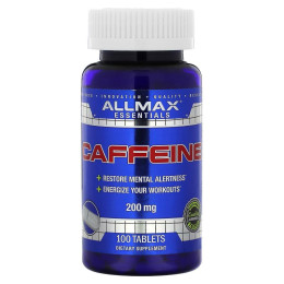 Кофеин ALLMAX Nutrition (Caffeine) 200 мг 100 таблеток