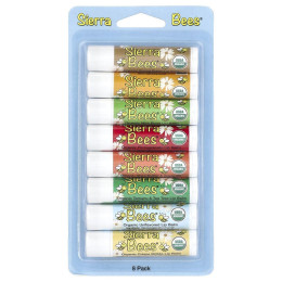 Бальзамы для губ разные Sierra Bees (Lip Balm) 8 шт. по 4.25 г