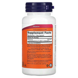 MK-7 Витамин K-2 Now Foods (MK-7 Vitamin K-2) 100 мкг 120 капсул