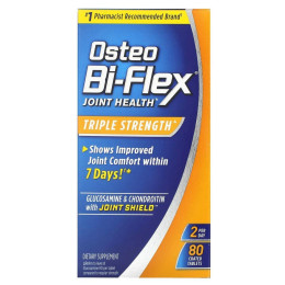 Вітаміни для суглобів, Остео Бі-Флекс, потрійна сила, Osteo Bi-Flex, Triple Strength, 80 таблеток