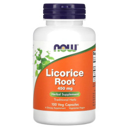 Корень солодки Now Foods (Liсorice Root) 450 мг 100 капсул