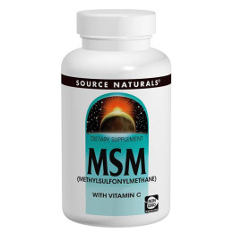 МСМ с Витамином C Source Naturals (MSM) 1000 мг 60 таблеток