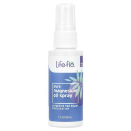 Life-flo, чистое магниевое масло, размер для путешествий, 59 мл (2 жидк. Унции)