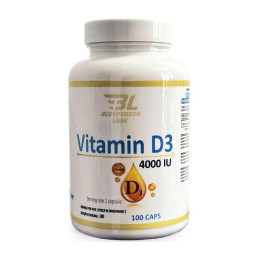 Vitamin D3 4000 IU Bodyperson Labs 100 caps