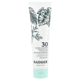 Badger, Face Mineral Sunscreen, SPF 30, 1.7 fl oz (50 ml)