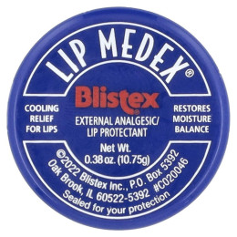 Lip Medex, Зовнішній знеболюючий захисний засіб для губ, Blistex, 038 унції (1075 г)