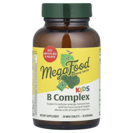 Вітамін В комплекс для дітей MegaFood (Kid's B Complex) 30 таблеток