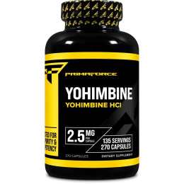 Йохімбін Primaforce Yohimbine HCl 2,5mg 270caps Primaforce